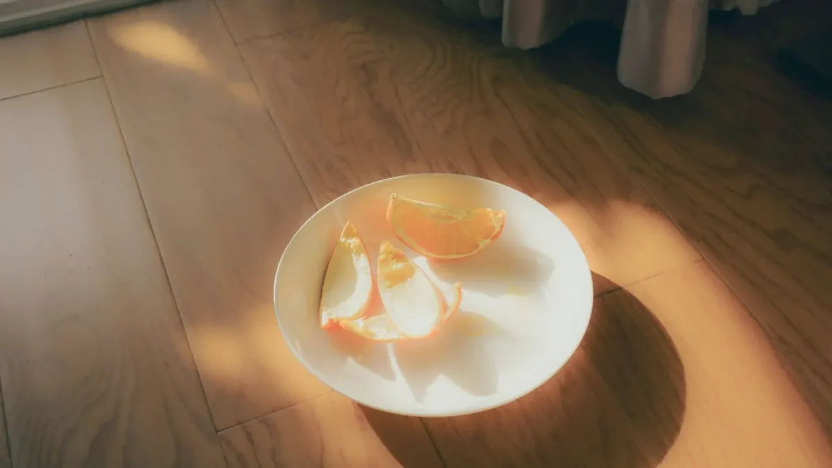 Dog bowl at home