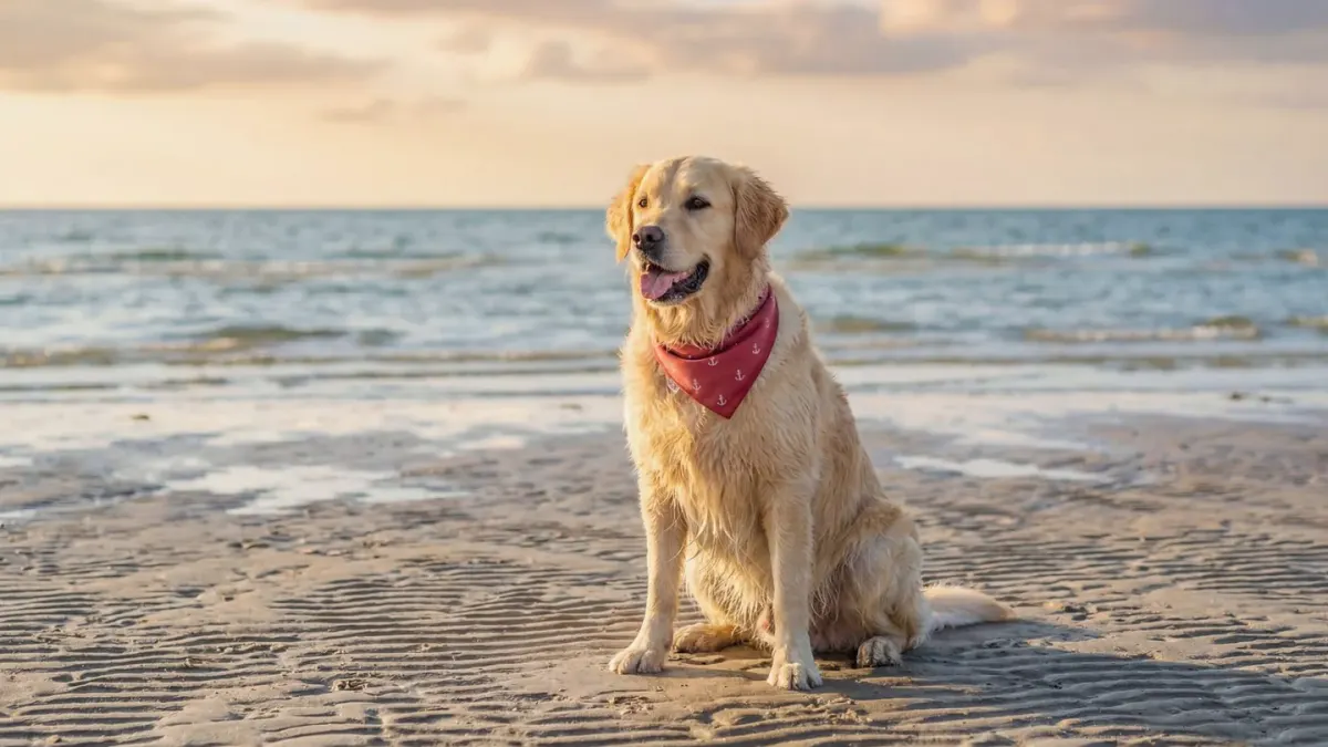Golden retriever portrait